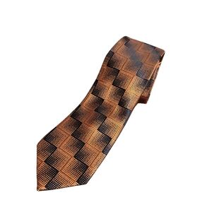 Men's Tie VM Viaman‎ Zoni Orange and Black